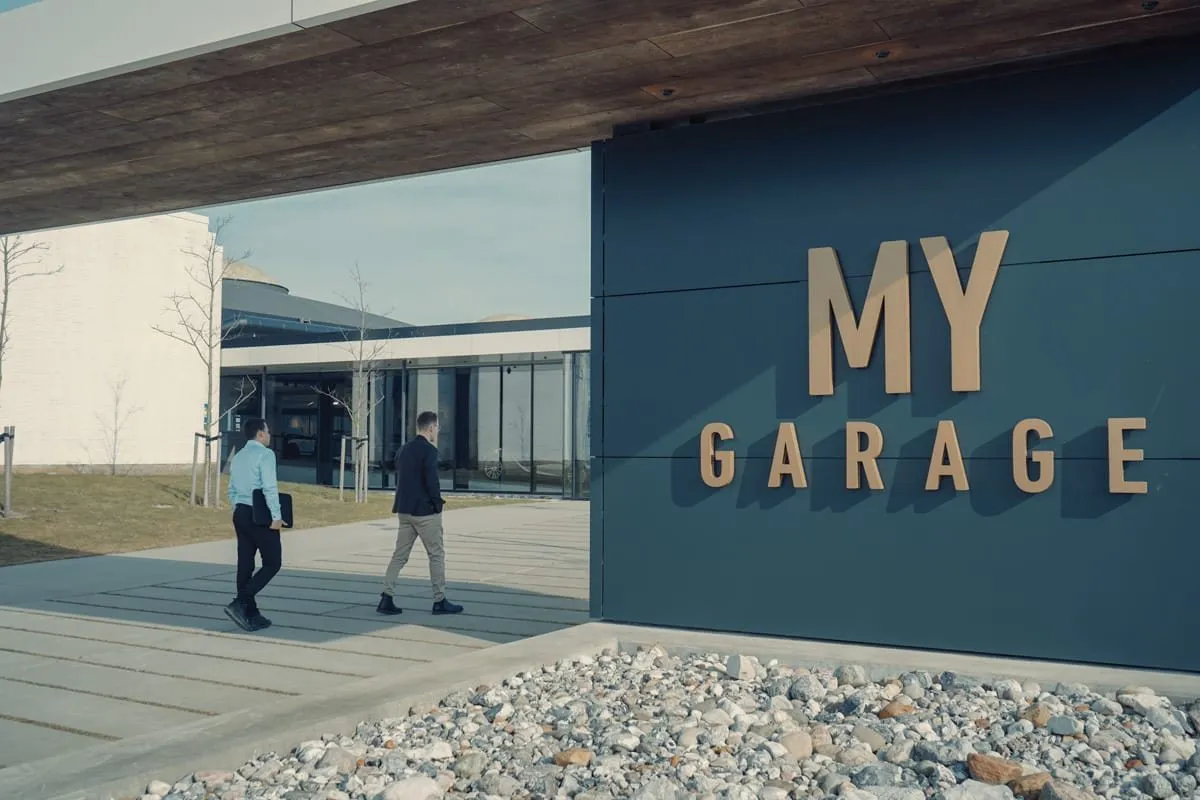 Indgangen til My Garage i Vejle