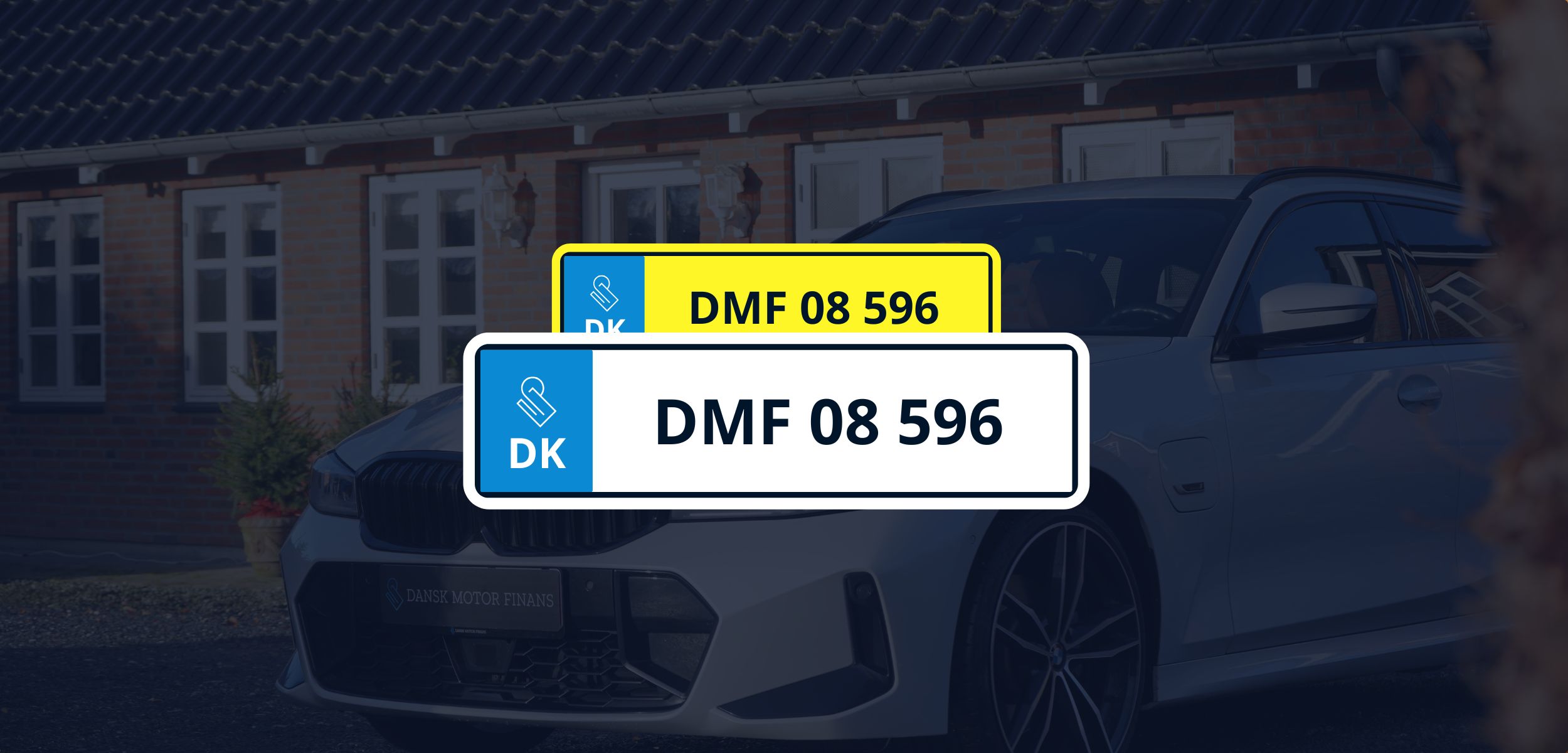 Gule til hvide plader