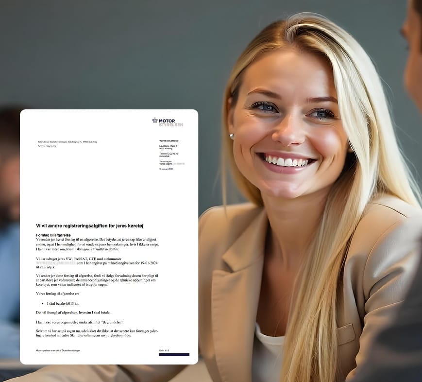 a woman smiling and holding a piece of paper