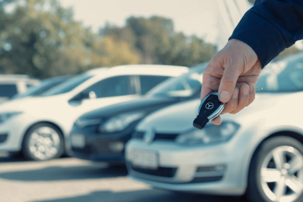 a person holding a remote control